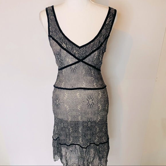 Alannah Hill Dresses & Skirts - Alannah Hill Size 12 Sheer Midi Dress 100% SILK